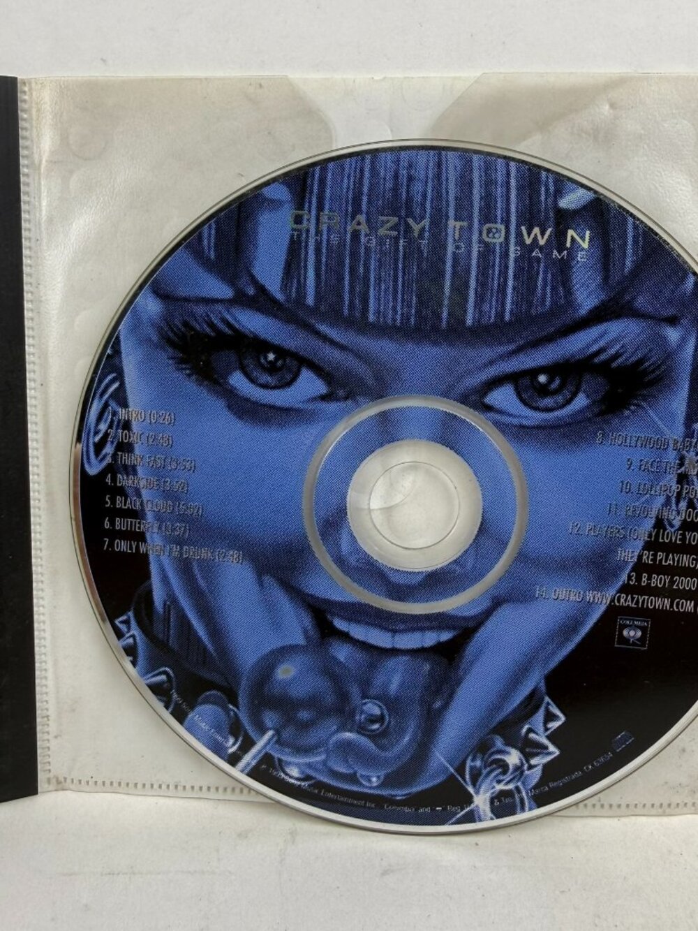 Crazy Town The Gift Of Game 1999 CD Columbia CK63654 Butterfly Rap Rock Tested